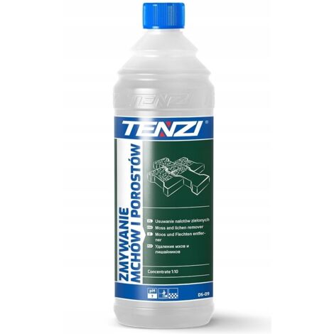 LIMPIADOR LÍQUIDO TENZI PARA ELIMINACIÓN DE PAVIMENTOS, MUSGO Y LÍQUEN 1L