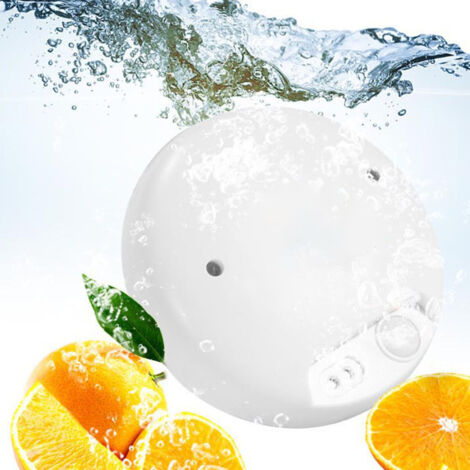 Limpiador portátil de frutas y verduras con ionización negativa – ABS, puerto de carga USB – 3 horas de autonomía – Luz azul nano – Peso neto: 256 g – Base de carga magnética