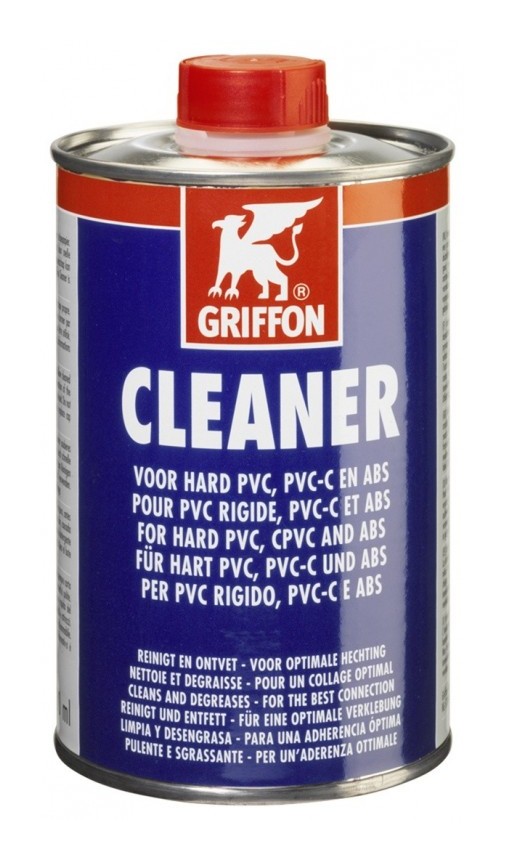 Limpiador tuberias pvc/cpvc/abs 500ml cleaner griffon