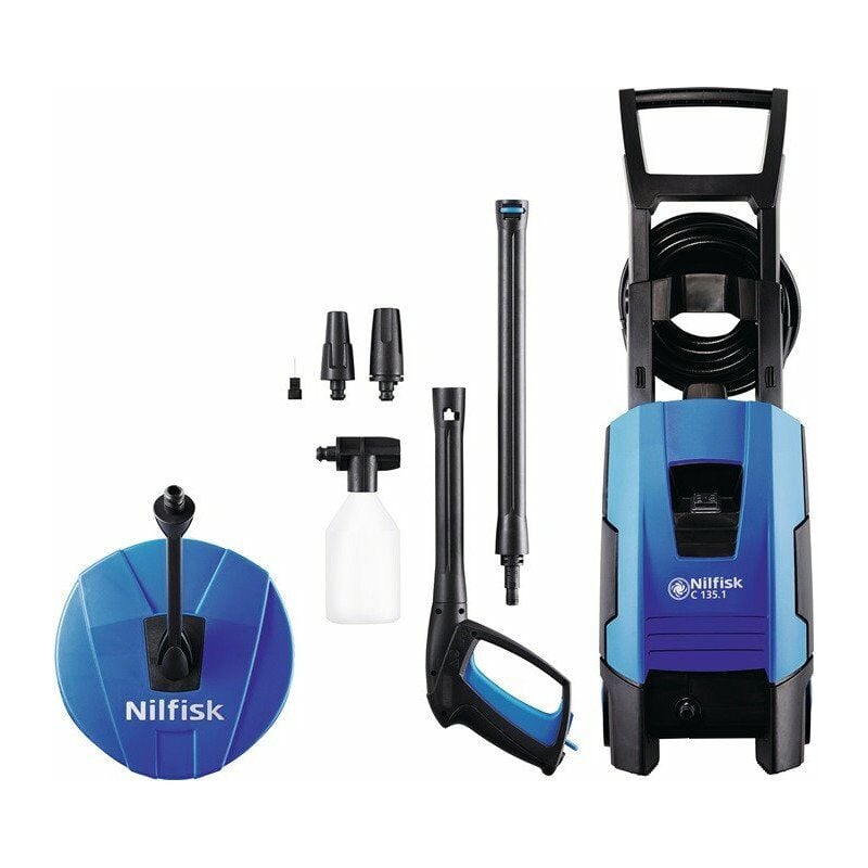 

Limpiadora de alta presión C 135.1-8 PC 350/520 l / h 135 bar 1.8 kW NILFISK