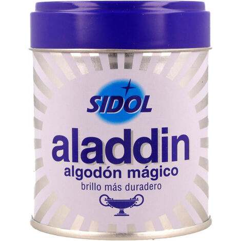 Limpiametales Aladdin, algodón mágico, 75g (bote) Sidol 95205