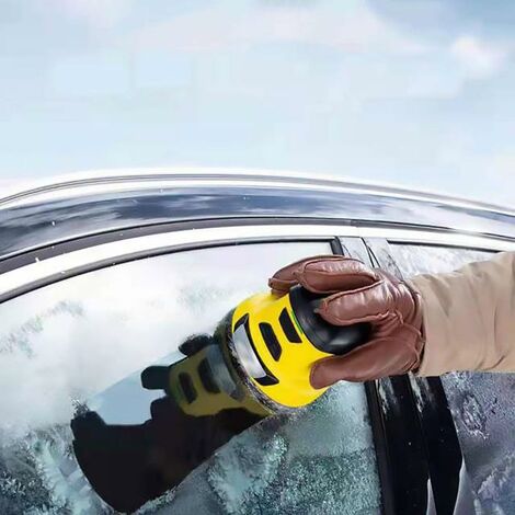 Limpiaparabrisas eléctrico para coche, eliminador de escarcha, limpieza recargable por USB, calidad Premium,Yellow