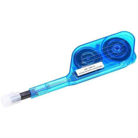 Limpieza de conectores de fibra óptica, limpiador de fibra óptica con un solo clic, bolígrafo limpiador de fibra para conectores MPO y MTP, limpiador de conectores de fibra óptica, aproximadamente 600