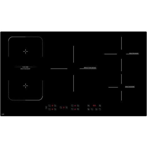 Lin LI-B57235 plaque induction 90 cm noire 4 brûleurs