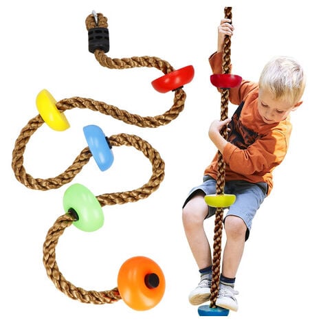 Lina da arrampicata per bambini con impugnature
