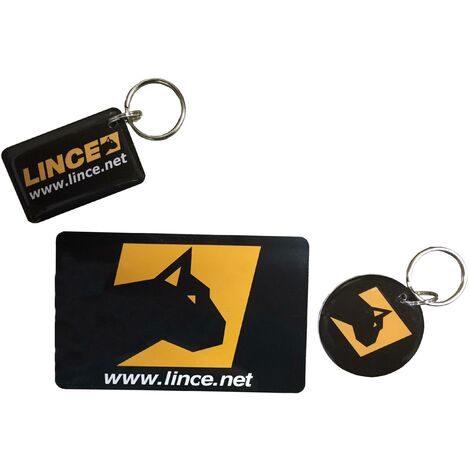 Lince porta chiavi rfid 42x26mm 125 khz 4134keyfob