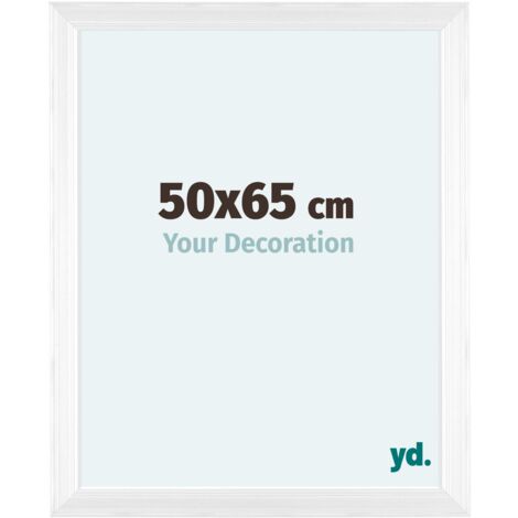 Lincoln Bois Cadre Photo 50x65cm Blanc. - Blanc