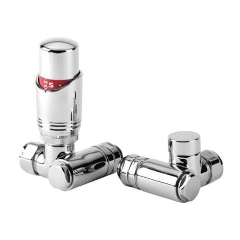 GREENEDHOUSE Lincoln Dual Fuel Angled TRV with Corner Valves