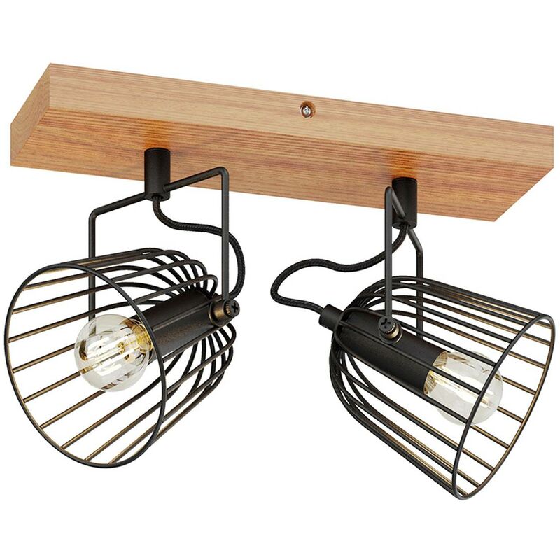 

Lindby Adalin plafón, 2 luces, jaula