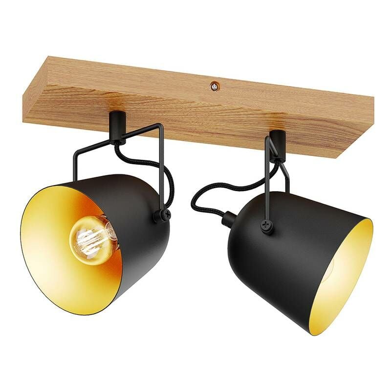 

Lindby Adalin plafón, 2 luces, negro