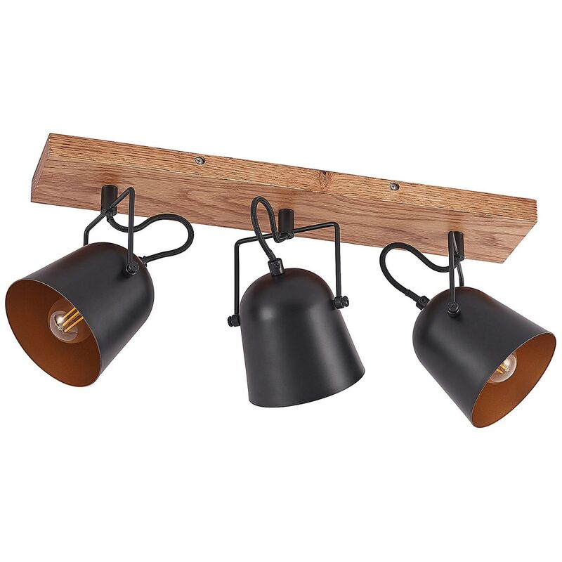 

Lindby Adalin plafón, 3 luces, negro