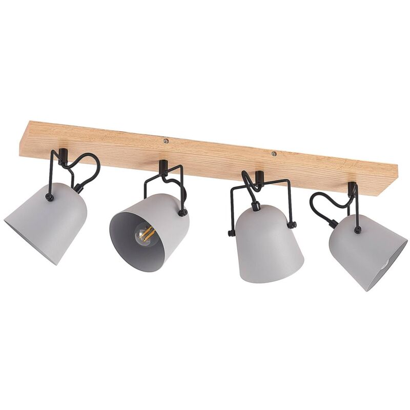 

Adalin plafón, 4 luces, gris - Lindby