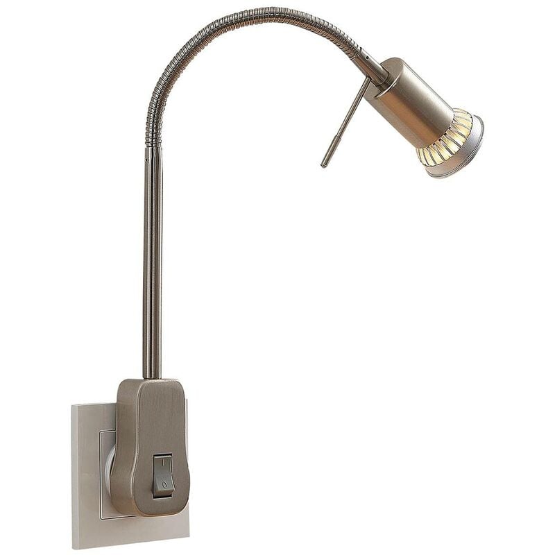 

Lindby Ahoja lámpara enchufe, flexarm, interruptor
