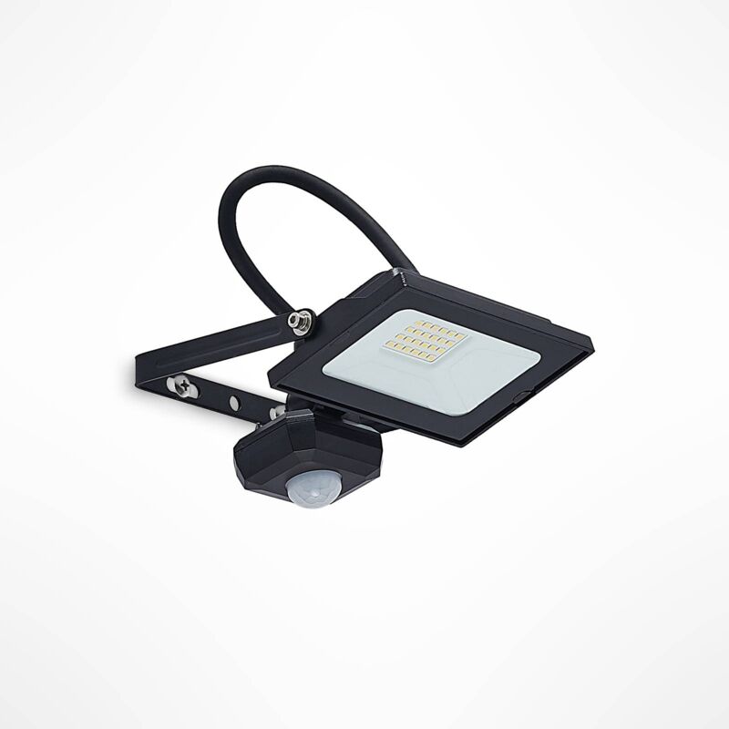 

Lindby Aine foco LED exterior negro 13,3 cm sensor