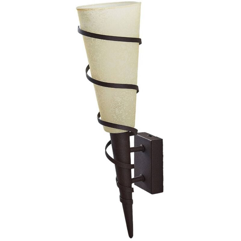 

Lindby Anouk antorcha de pared, acabado oxidado