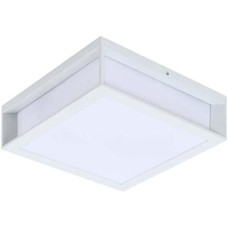 Lindby – Applique d'extérieur Sivana en aluminium – Hublot 26x26cm – Intensité variable – Résistante aux intempéries – Éclairage sécurisé