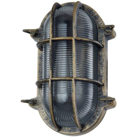 Lindby – Applique extérieure à intensité variable en aluminium doré – Culot E27 – Éclairage réglable pour terrasse et jardin – 16 cm