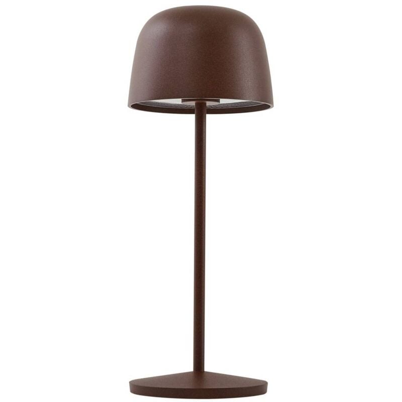 Lindby Lampada da tavolo LED Arietty, marrone
