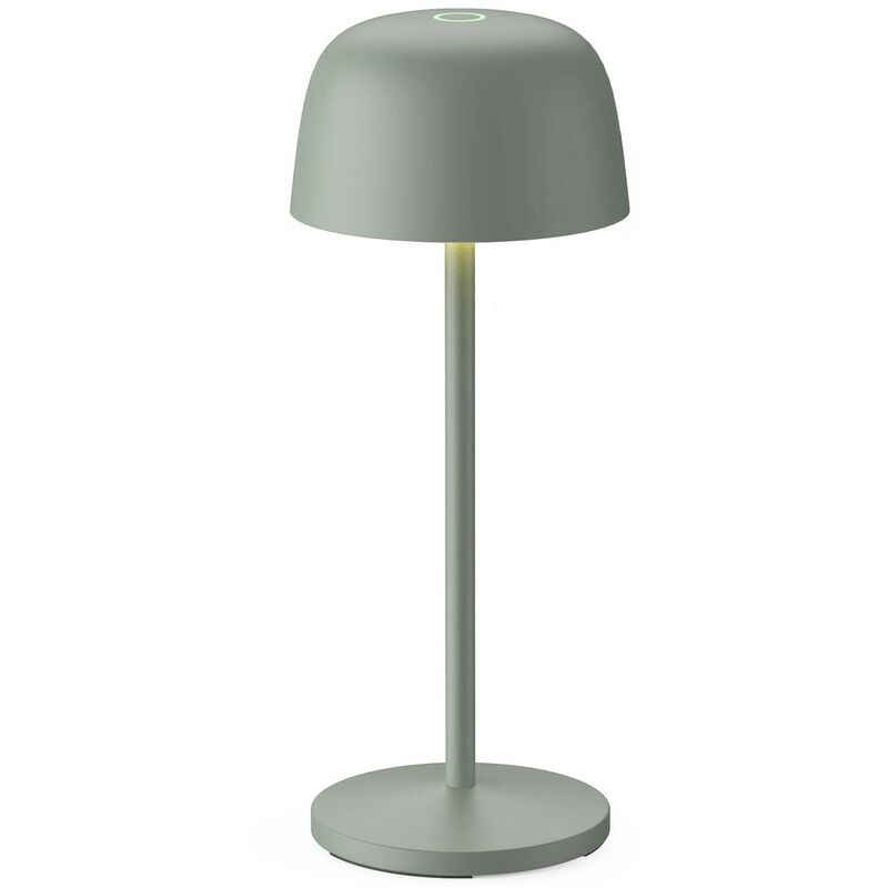 Image of Lampada da tavolo led Arietty, verde salvia - verde salvia - Lindby