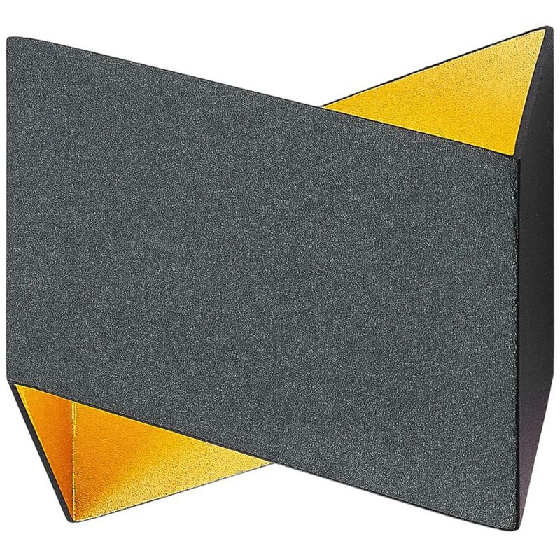 

Assona aplique LED, negro-oro - Arcchio