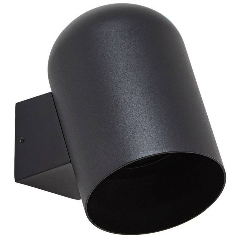 Lindby Lámpara de pared exterior 'Lupil' en Negro Aluminio