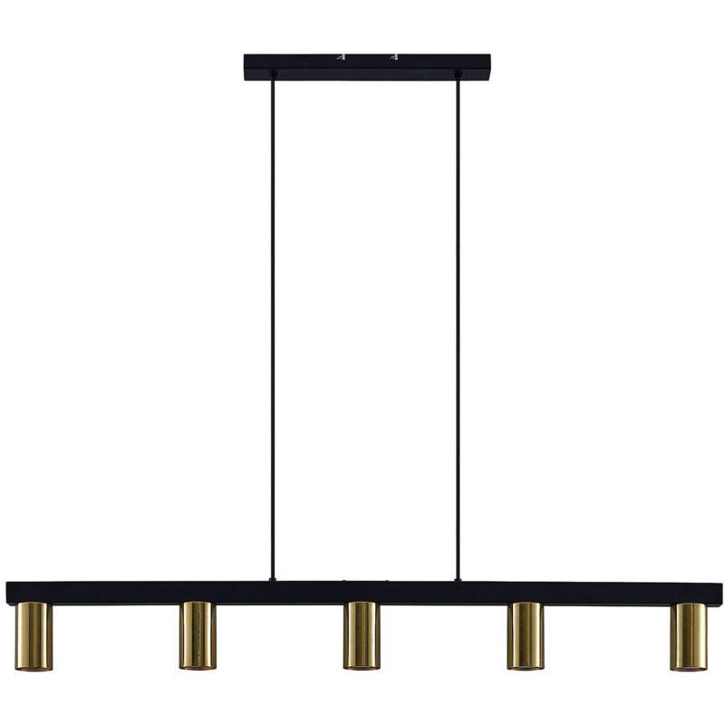 

Lindby Baliko lámpara colgante, 5 luces, latón