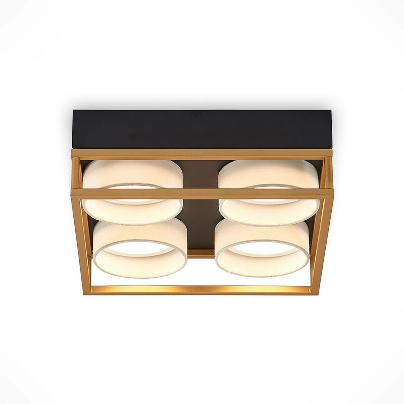 

Bymera plafón LED angular, 4 luces - Lindby