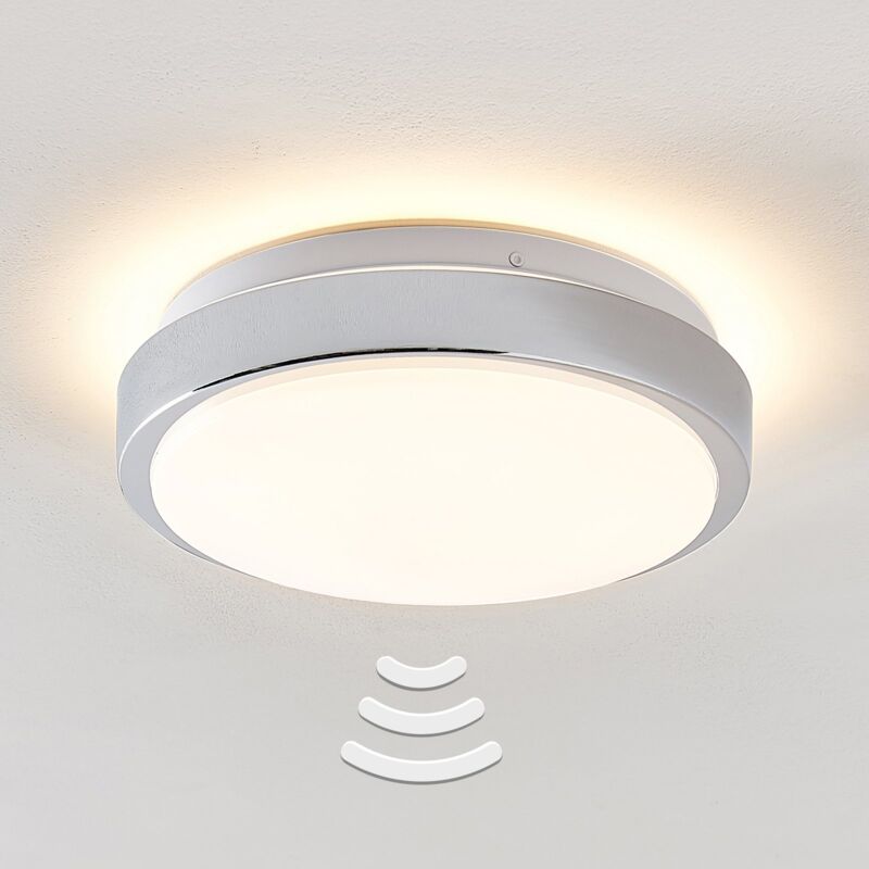 

Camille plafón LED sensor Ø 26 cm cromo - Lindby