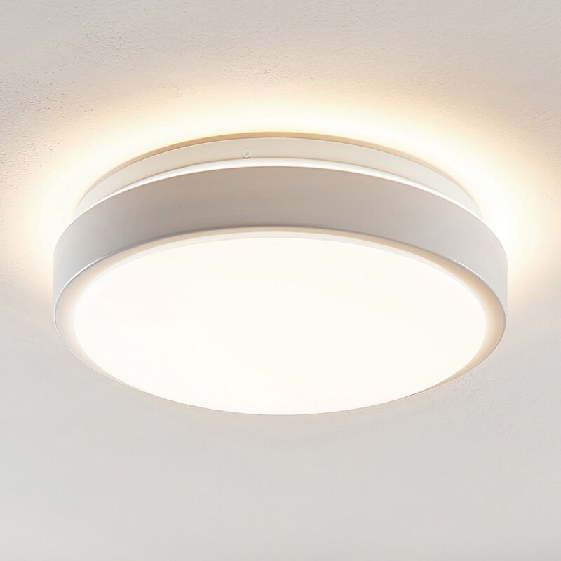 

Lindby Camille plafón LED sensor Ø 33 cm blanco