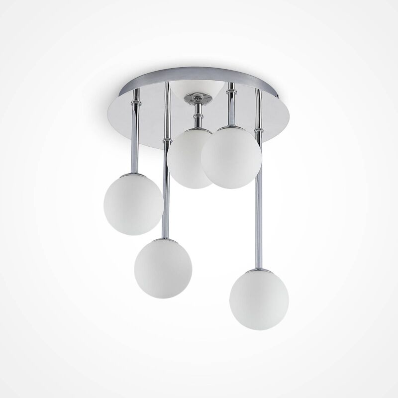 

Chrissy plafón, 5 luces, 25 cm - Lindby