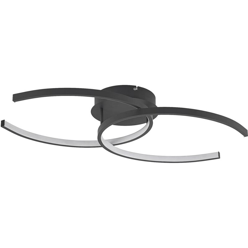 

Cirlio plafón LED CCT, antracita - Lindby