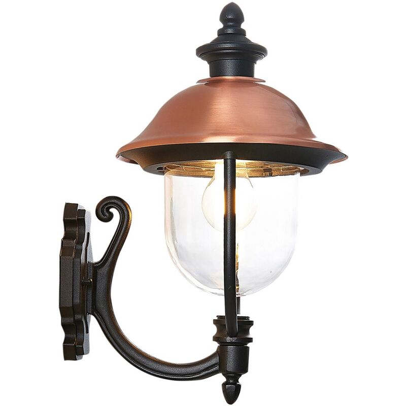 

Lindby Clint aplique de exterior, farol de pie