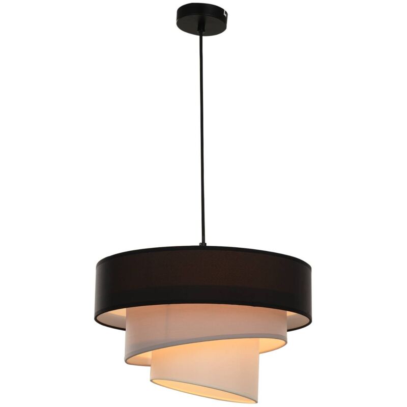 

Lindby Coria lámpara colgante, negro y gris