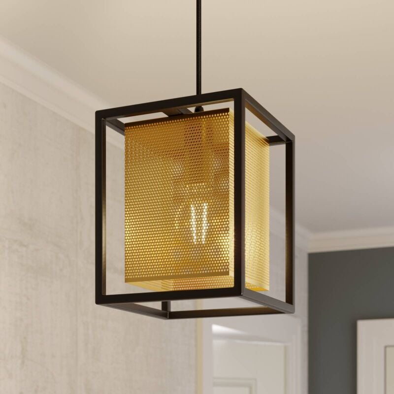 

Lindby Daiana lámpara colgante, patrón panal 1 luz