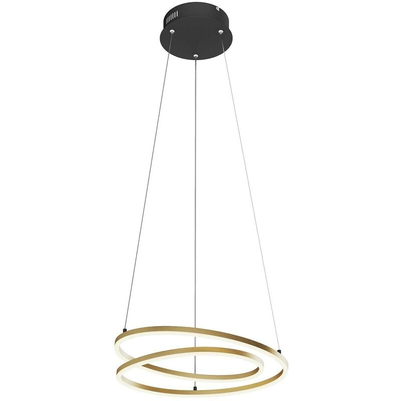 

Lindby Davian lámpara colgante LED atenuable latón