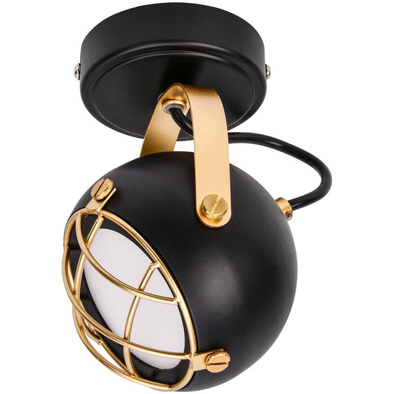 

Lindby Dawid foco de techo LED en oro, 1 luz