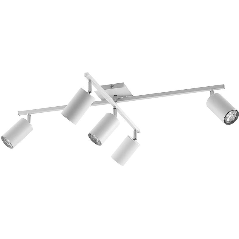 

Lindby Joffrey plafón, 5 luces, blanco