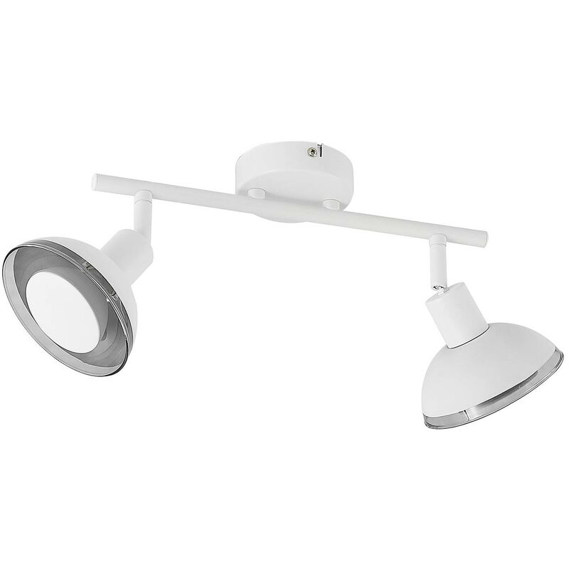 Erin, faretto da soffitto, bianco, a 2 luci, 31,5