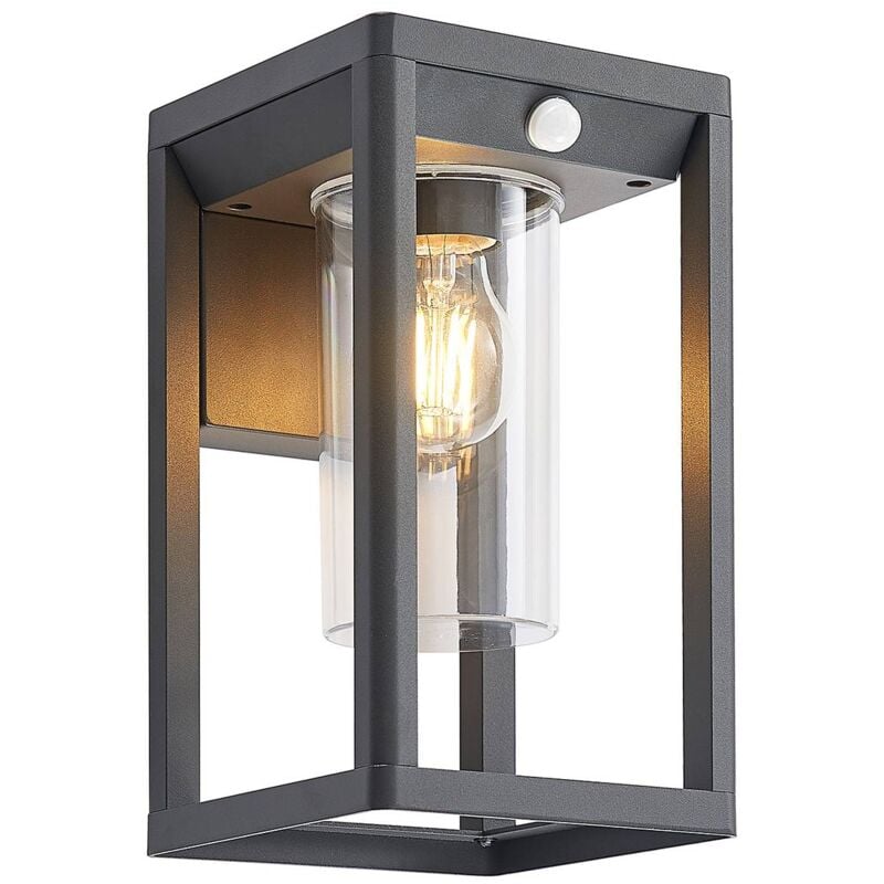 

Lindby Estami, aplique exterior sensor gris oscuro