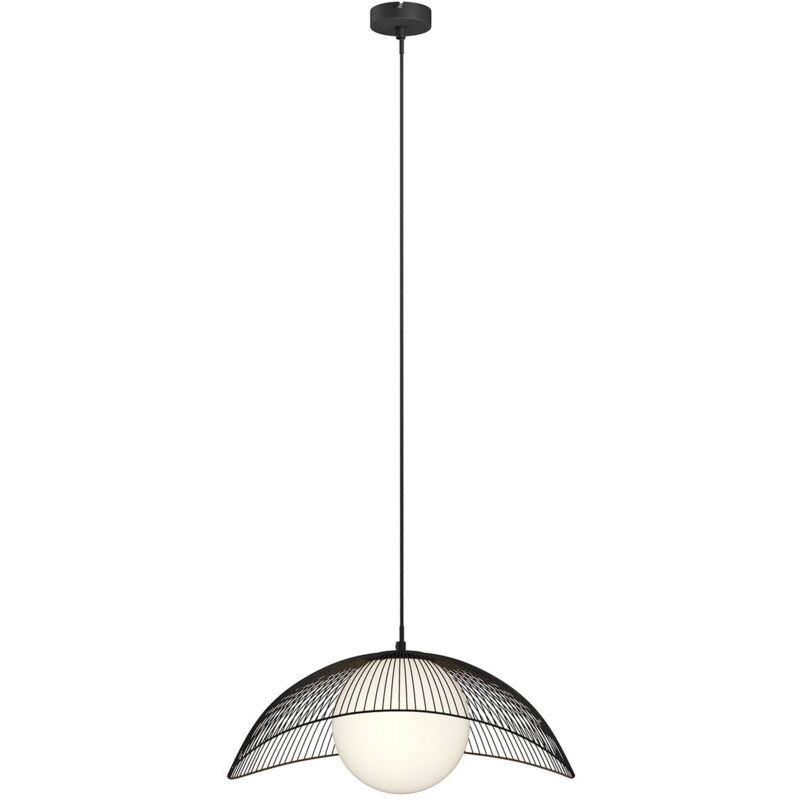 

Fabronia lámpara colgante, rejilla, bola - Lindby