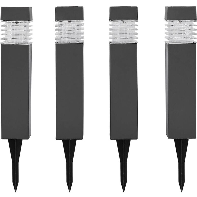 

Fanney pica LED solar, juego de 4 - Lindby