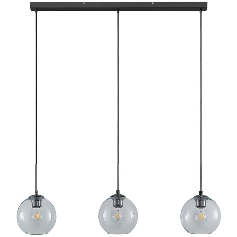Firano sospensione di vetro, 3 luci, lungo