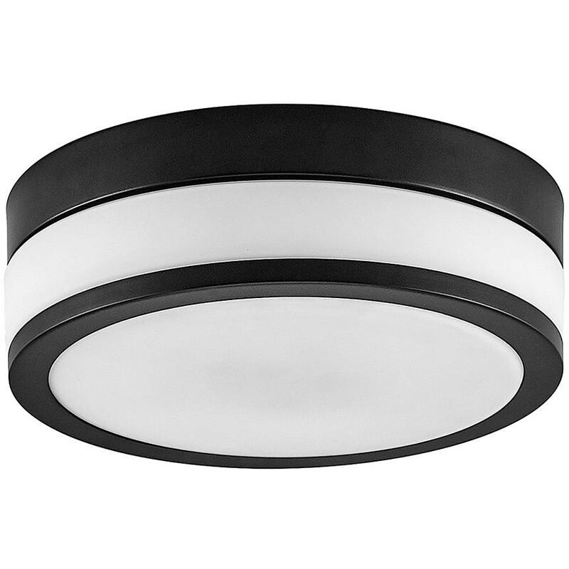 

Flavi lámpara de techo de baño Ø 28cm negro - Lindby