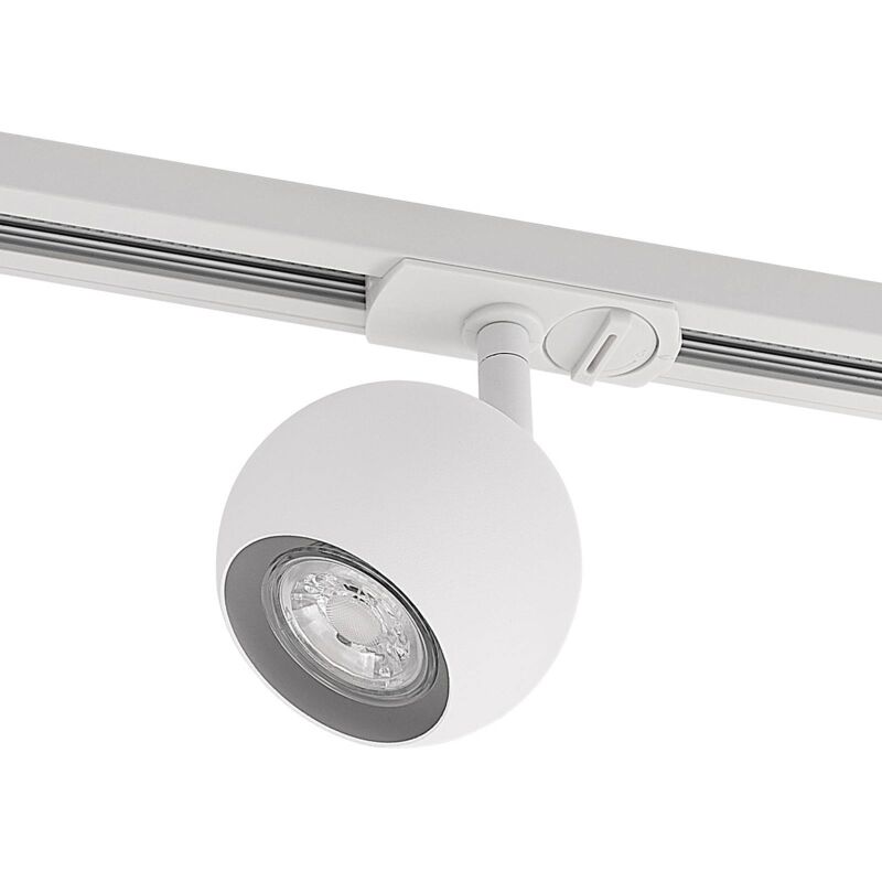 

Lindby Guus foco LED, riel monofásico, blanco