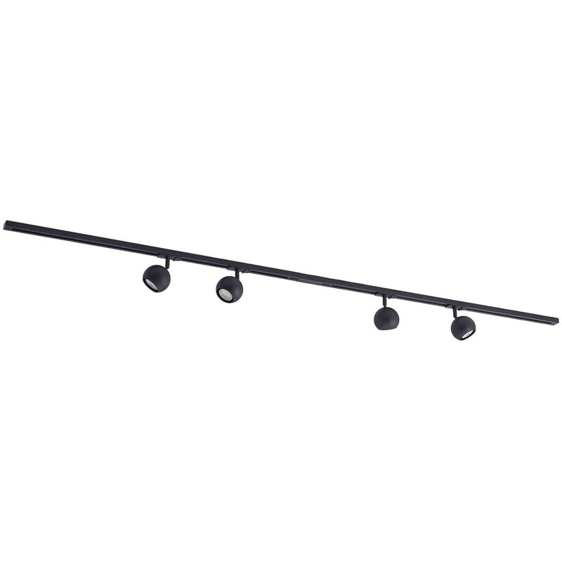 

Lindby Guus sistema de riel, 1 fase, 4 luces negro