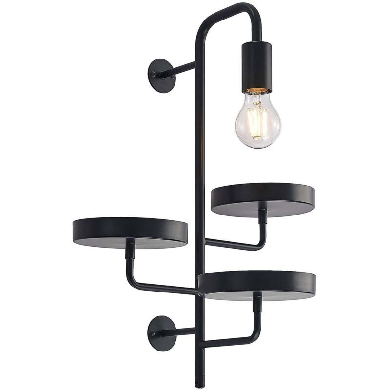 Wandleuchte, Wandlampe Innen 'hanjo' Aus Metall Für Wohnzimmer & Esszimmer Von Lindby