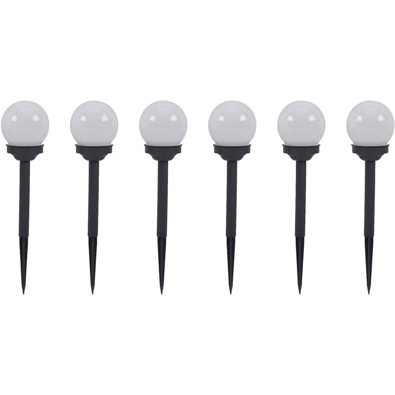 

Haukur pica LED solar, juego de 6 - Lindby