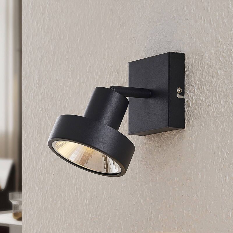 

Lindby Ignacio plafón 1 luz negro