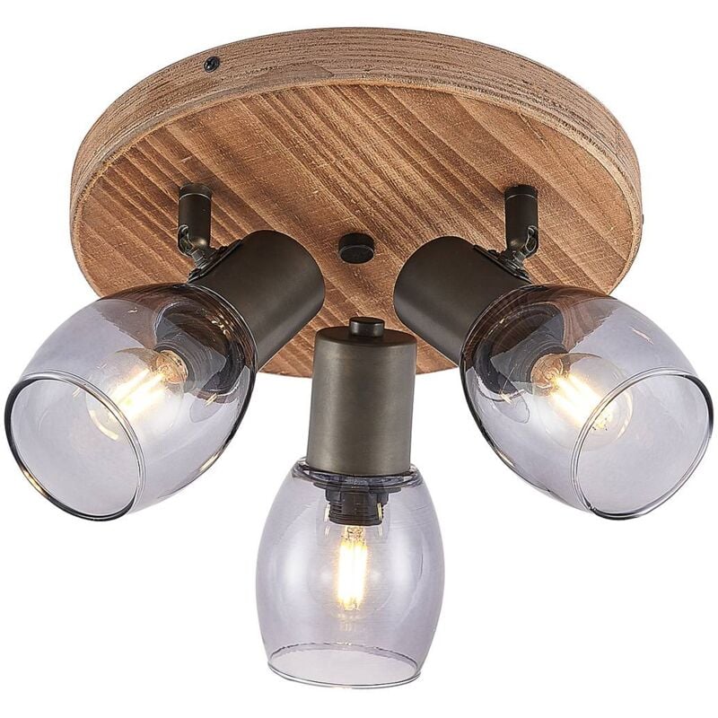 

Lindby Ineska foco de techo, 3 luces, redondo