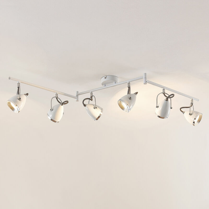 

Lindby - Jadon foco de techo LED, blanco, 6 luces
